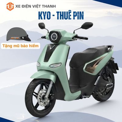 [Nhận tại HCM] Xe máy điện VinFast Kyo thuê pin - cốp siêu rộng