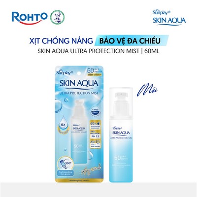 Xịt chống nắng bảo vệ đa chiều Skin Aqua Ultra Protection Mist 60ml