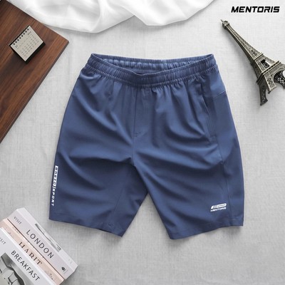 Quần Đùi Nam MENTORIS Vải Gió Mềm Nhẹ, Siêu Thoáng Khí, Form Thể Thao, Cạp Chun Linh Hoạt MSR01 MASR25S001
