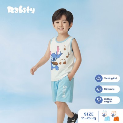   Đồ bộ thun sát nách Stitch Disney bé trai Rabity 567.900