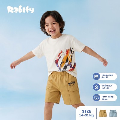   Quần short thun bé trai Rabity 933.020