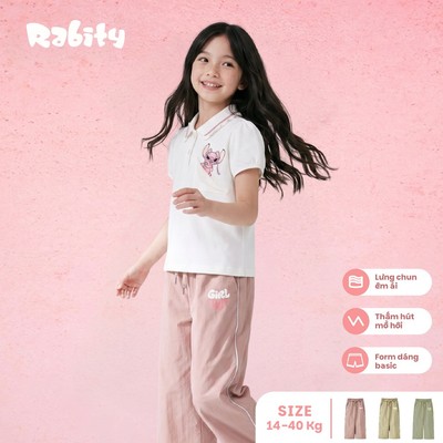   Quần gió dài bé gái Rabity 939.001