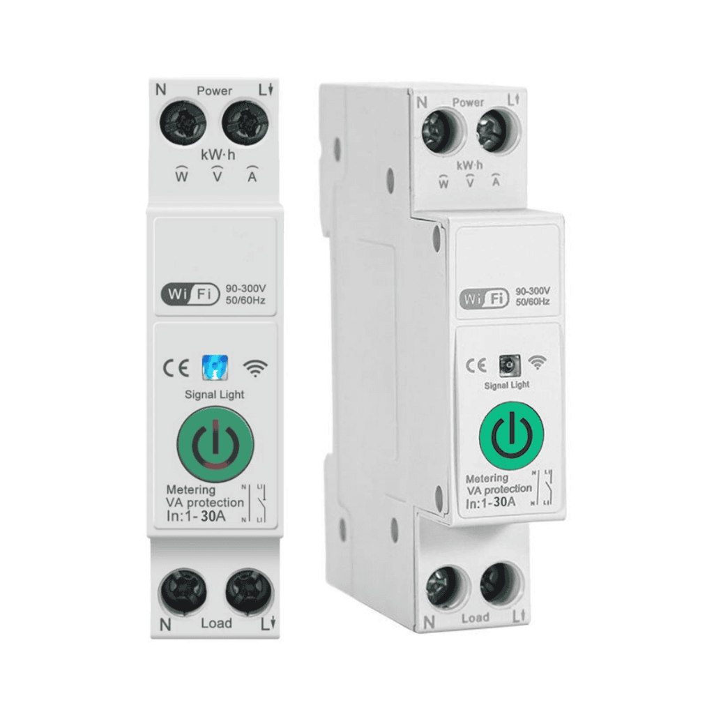 Cầu dao CB thông minh Wifi, Aptomat Tuya Smart Life - Công suất 30A - Điều khiển qua App