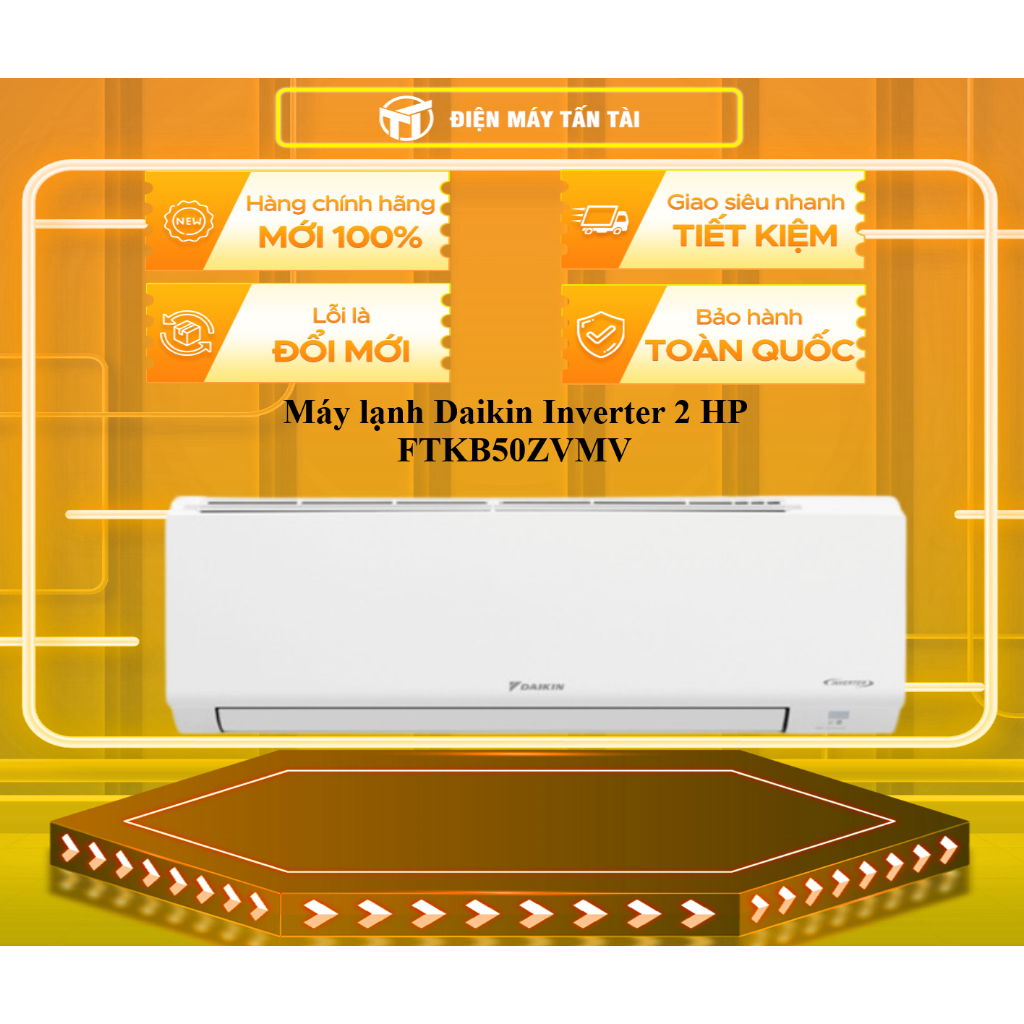 [SHOPEE - LẮP ĐẶT 0Đ HN HCM] FTKB50ZVMV - Máy lạnh Daikin Inverter 2 HP FTKB50ZVMV