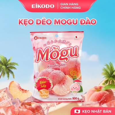 Kẹo Dẻo Mogu Đào Sấy 100g EIKODO SINCE 1877