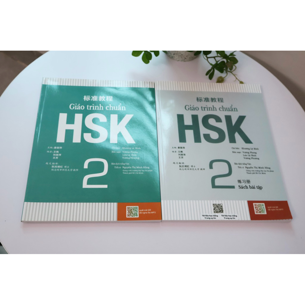 Combo giao trình HSK2 gồm SGK+SBT