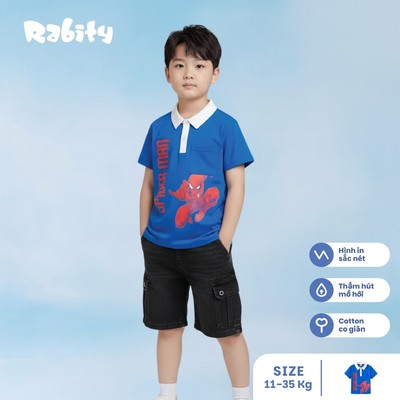   Áo thun polo ngắn tay bé trai Rabity 501.900