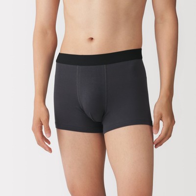 [26AW] MUJI Quần Lót Boxer Lưng Thấp Vải Lyocell Cho Nam