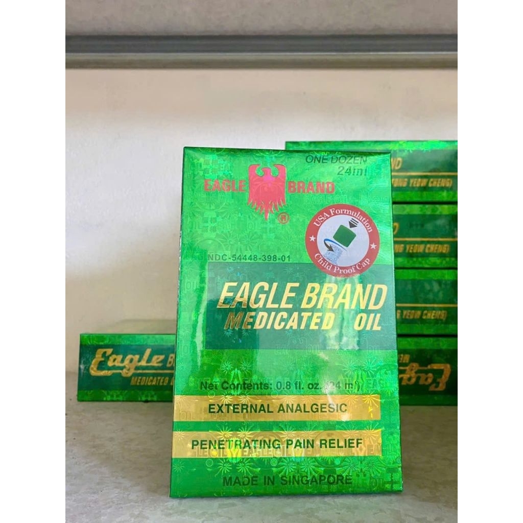 (GIAO NHANH ) Dầu gió xanh vàng trắng con ó, dầu lăn con ó, Dầu cù là con ó, Dầu Khuynh Diệp Eagle B