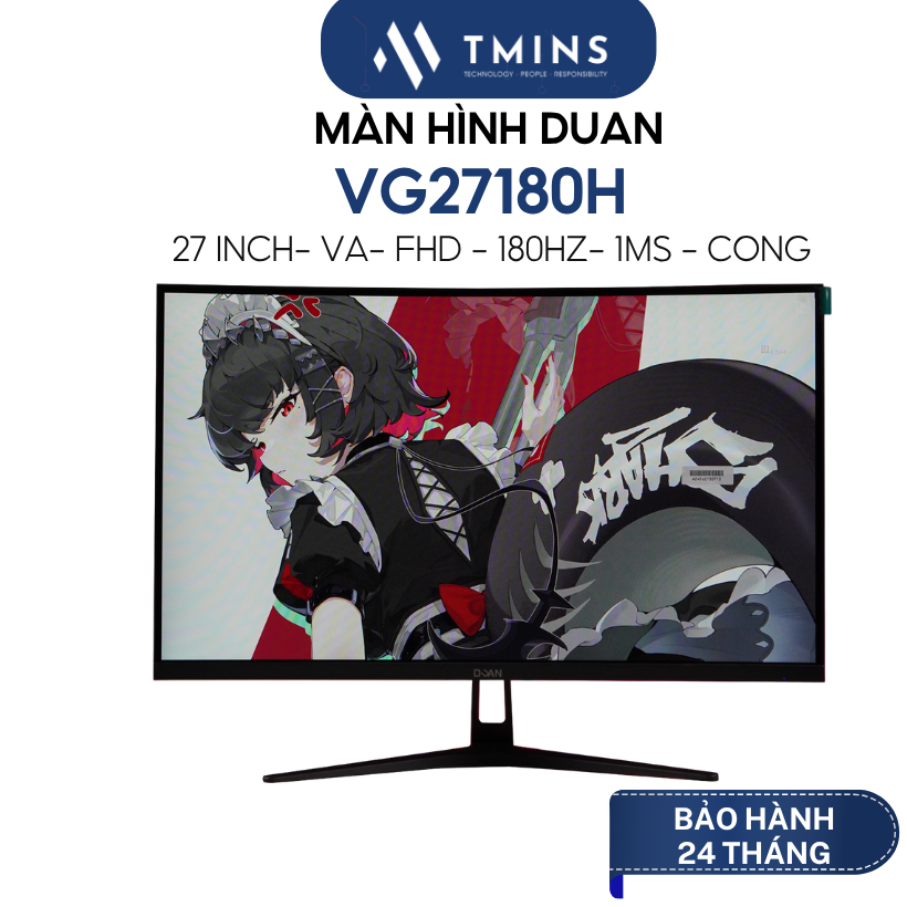 Màn hình cong DUAN DT-VG27180H (27 INCH- VA- FHD - 180hz- 1MS - Cong) - Hàng chính hãng