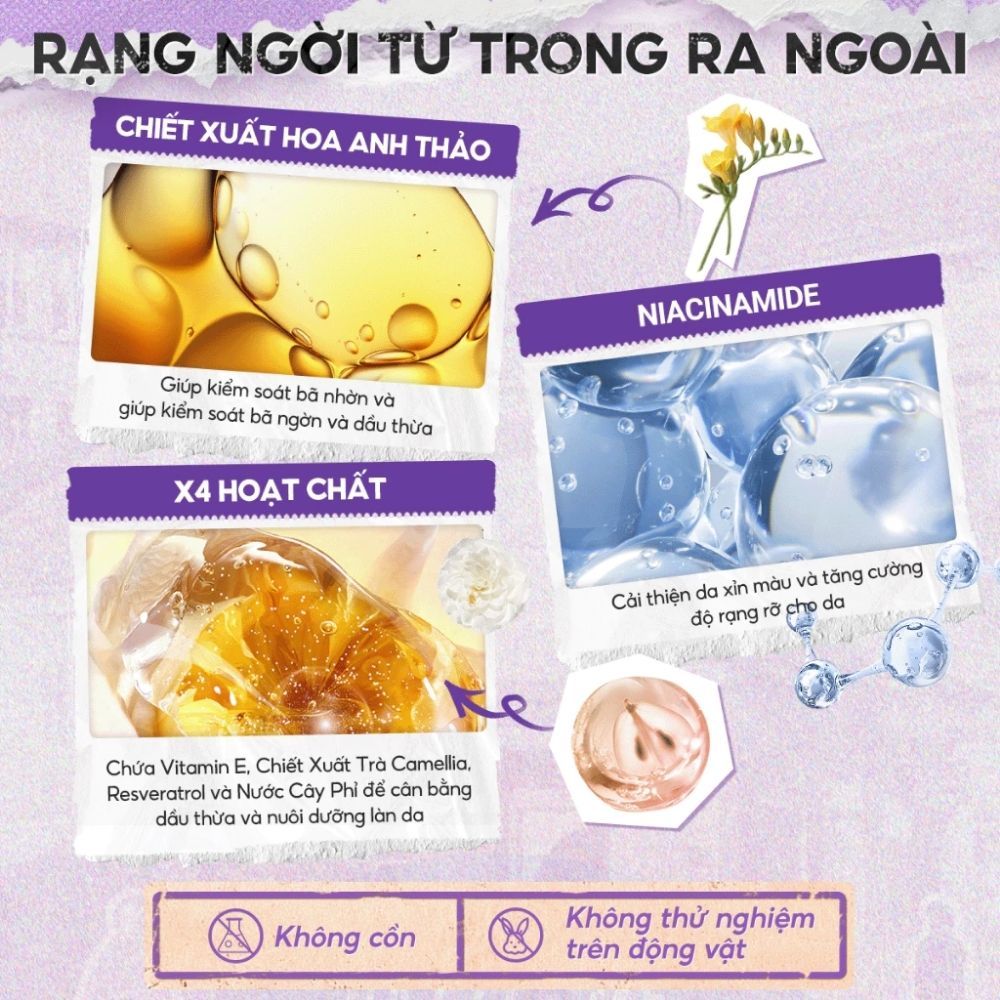 Ảnh 7 của Phấn phủ bột DAZZLE ME Loose Powder trang điểm chống nước mồ hôi kiểm soát dầu 8g