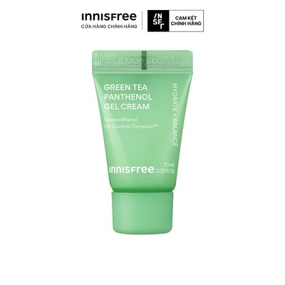 (Quà tặng không bán) Kem dưỡng dạng gel INNISFREE Panthenol Gel Cream làm dịu phục hồi cấp ẩm cho da dầu mụn 10ml