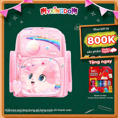 Ba Lô Đi Học Fancy Kitty Pinky CLEVER HIPPO BK1108/PINK