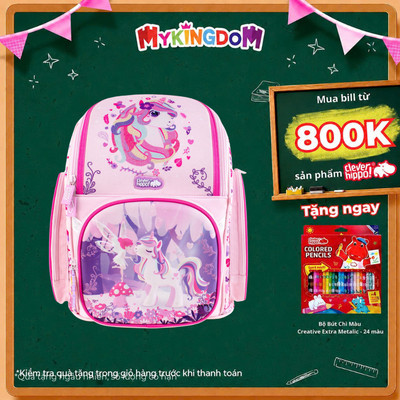 Ba Lô Đi Học Fancy L Magic Unicorn CLEVER HIPPO BM1239/PINK
