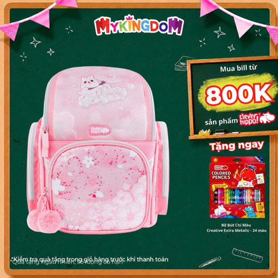 Ba Lô Đi Học Fancy L Cherry Bunny CLEVER HIPPO BC1240/PINK