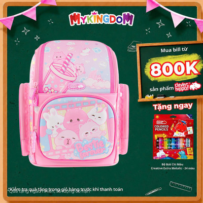 Ba Lô Đi Học Fancy S Boba Bestie CLEVER HIPPO BB1109/PINK