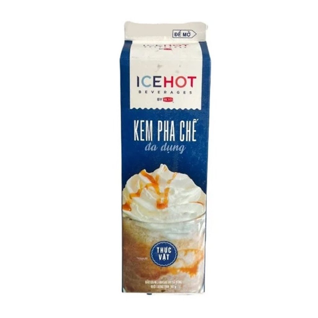 Kem Pha Chế Tiện Dụng/ Ice hot Base/Rich On top/Topping Base 907g