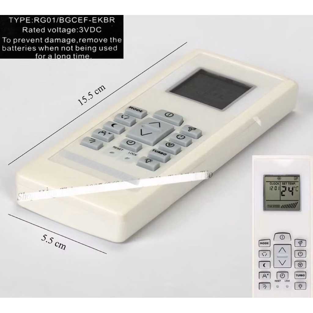 Remote máy lạnh USE FOR  Electrolux + Pin