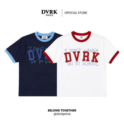 Áo Thun Nam Nữ Form Regular Fit DVRK Privé IDWGS Unisex Cotton Cao Cấp Áo Couple Basic Local Brand