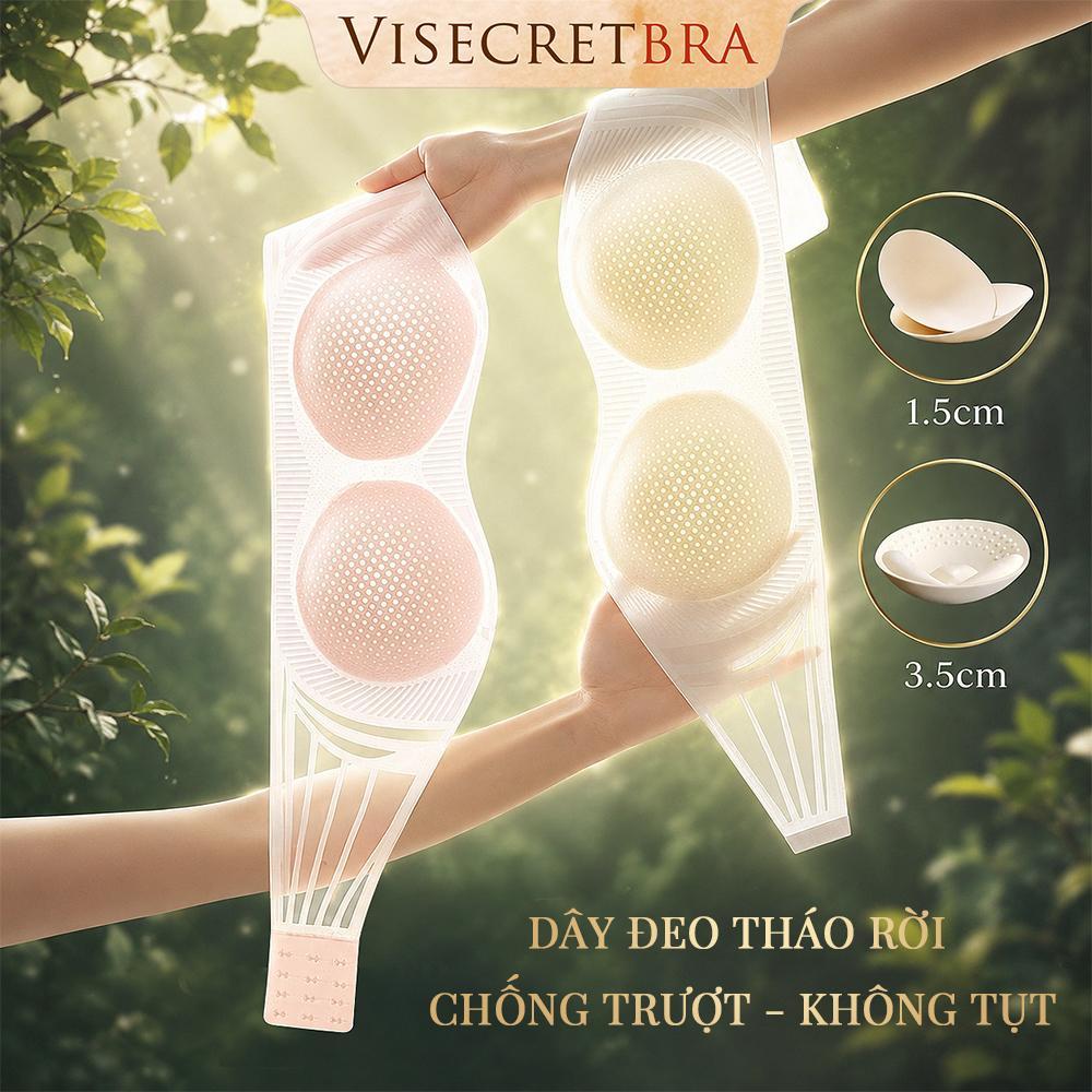 Áo Lót Nữ Áo Bra Nữ Visecret Bra Không Dây Cao Cấp, Không Gọng Mềm Mại Nâng Ngực Chống Tụt, Áo Lót N