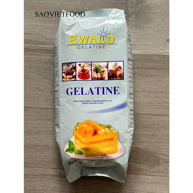 Gelatin bột Ewald Đức gói 1kg