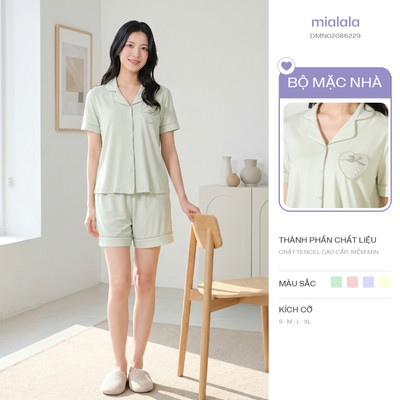 Bộ Mặc Nhà Mialala 6229 Nữ Chất Liệu Tencel Cao Cấp Mềm Mát, Không Nhăn Thấm Hút Mồ Hôi Tốt
