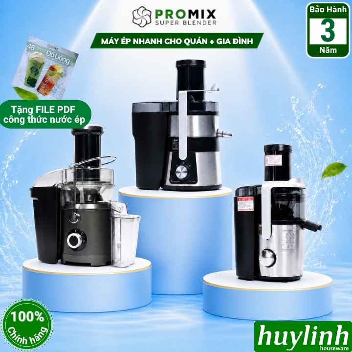 Máy ép Nhanh cho quán Promix 800W - 1000W - 1200W [FJ01 - FJ04 - FJ08 - PFJ07 - PFJ-12] - Máy ép trá