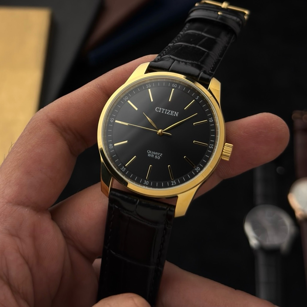Đồng hồ nam dây da Citizen Quartz BH5002-02E