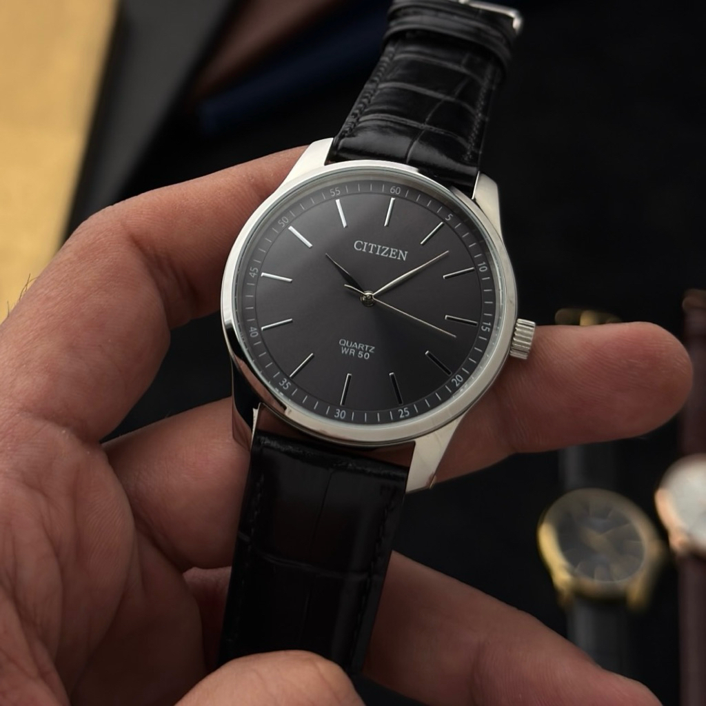 Đồng hồ nam dây da Citizen Quartz BH5001-05H