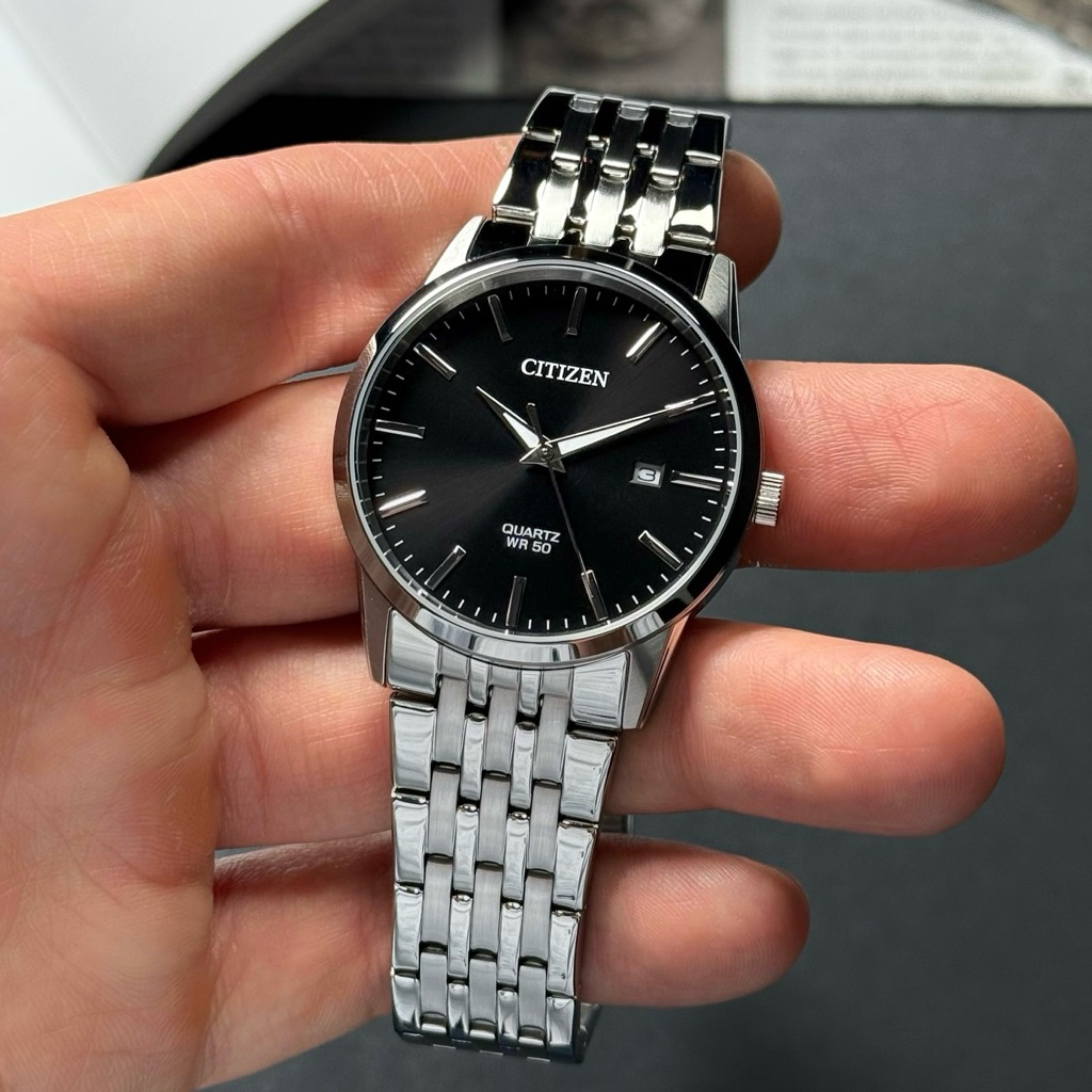 Đồng hồ nam dây thép Citizen Quartz BI5000-87E