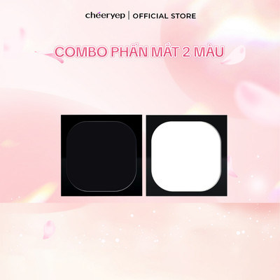 [Cheeryep] Combo 2 Phấn Mắt CHEERYEP Nhũ Lì Đa Năng Kẻ Mắt Và Highlight Lên Màu Chuẩn Sắc Nét 0.8g-1.5gx2