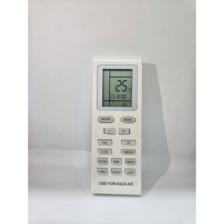 Remote máy lạnh USE FOR  AQUA + Pin (Điều khiển từ xa dùng cho điều hòa)