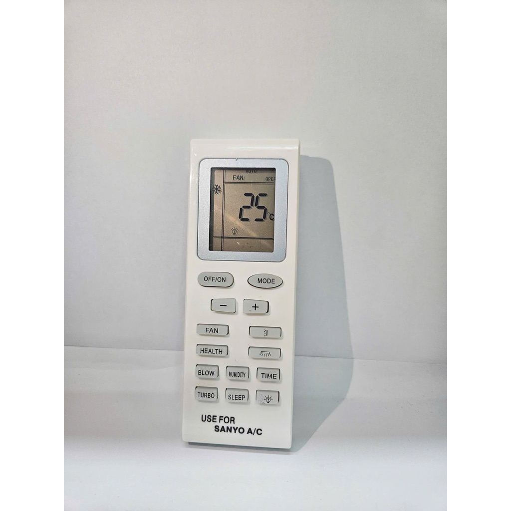 Remote máy lạnh USE FOR SANYO + Pin.