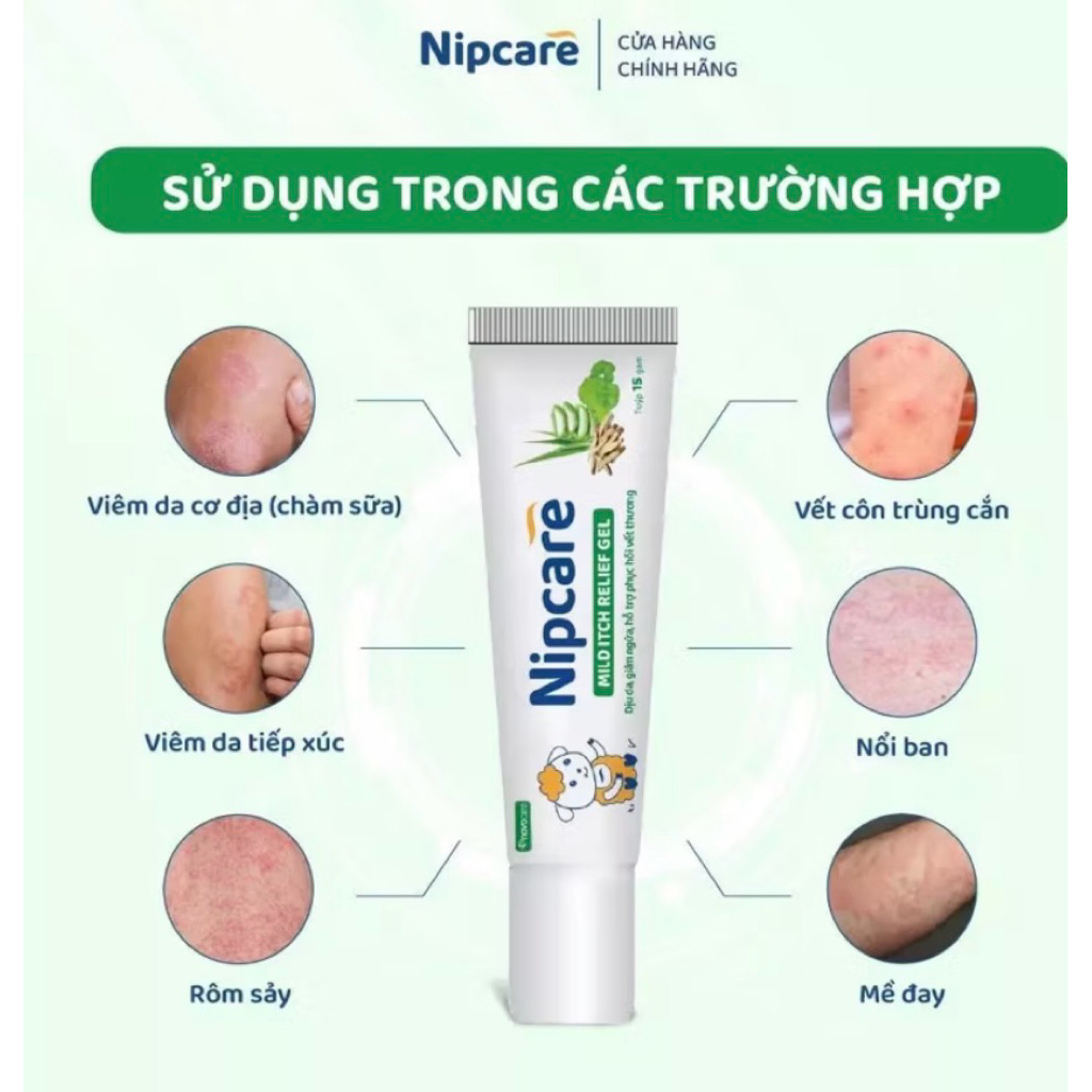Gel bôi ngứa NIPCARE 15gam