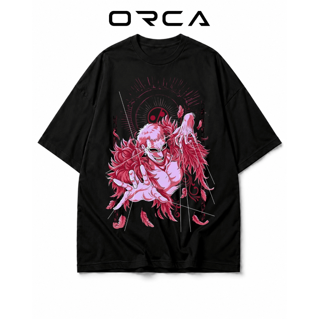 Áo thun Orca in hình Donquixote Doflamingo One Piece - Vải Cotton cao cấp - ORCA1232