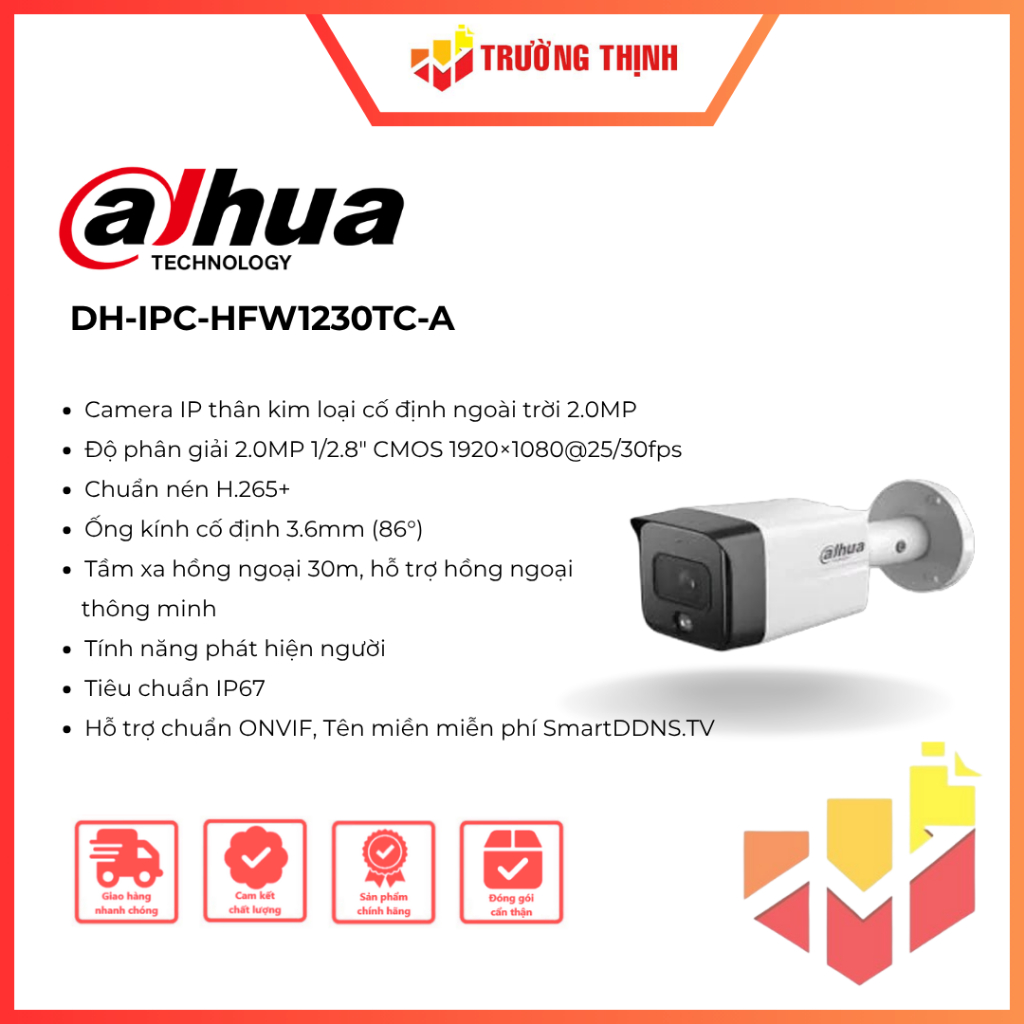 Camera Dahua DH-IPC-HFW1230TC-A