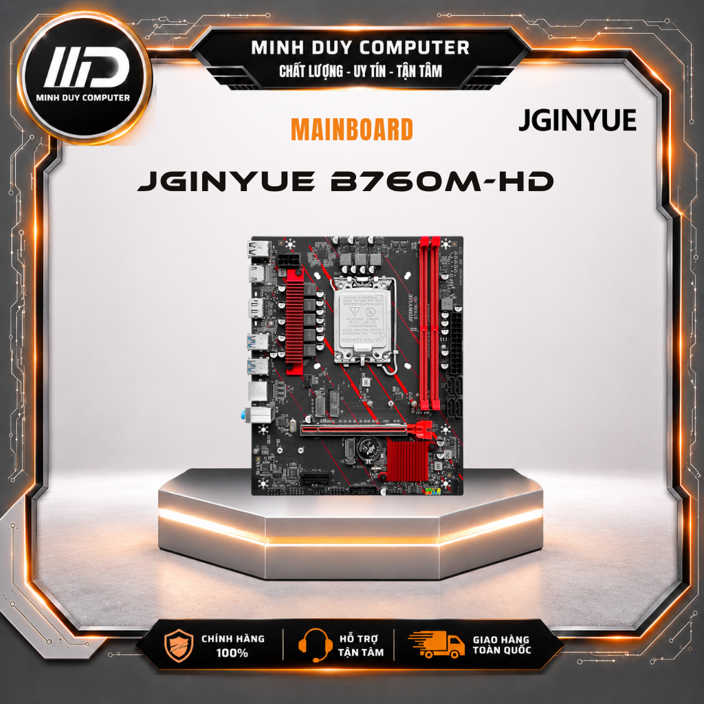 Mainboard B760M-HD JGINYUE - Chính Hãng - New - Bảo Hành 36 Tháng