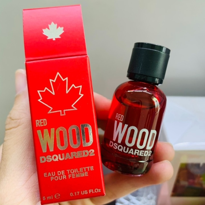 [Chính Hãng]-Nước Hoa Nữ Dsquared2 Red Wood 5ml (Đỏ)