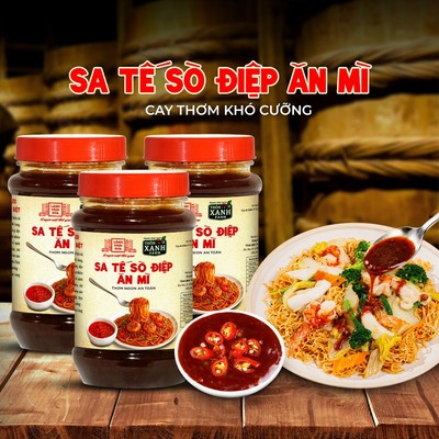 COMBO 3 HỦ Sa tế sò điệp Làng Chài Xưa hủ 260g dùng ăn mì, các món chiên, nướng, phở, bún, cơm