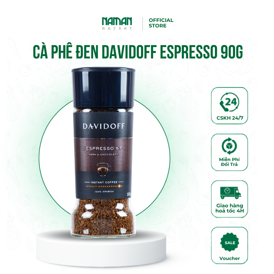 Cà Phê Đen Davidoff Espresso 90g - Nam An Market