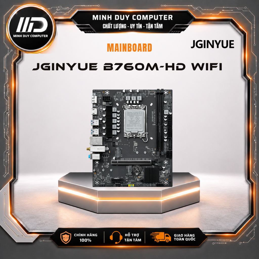 Mainboard B760M-HD WIFI JGINYUE - Chính Hãng - New - Bảo Hành 36 Tháng