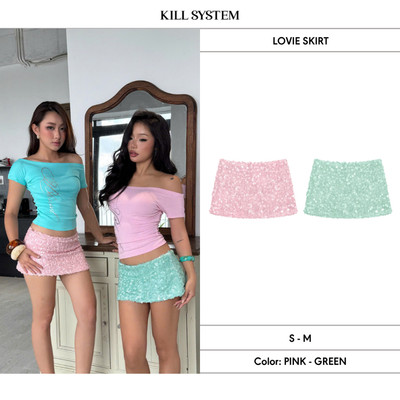 Chân váy ngắn kim sa lấp lánh tôn dáng LOVIE - 𝐊𝐈𝐋𝐋 𝐒𝐘𝐒𝐓𝐄𝐌