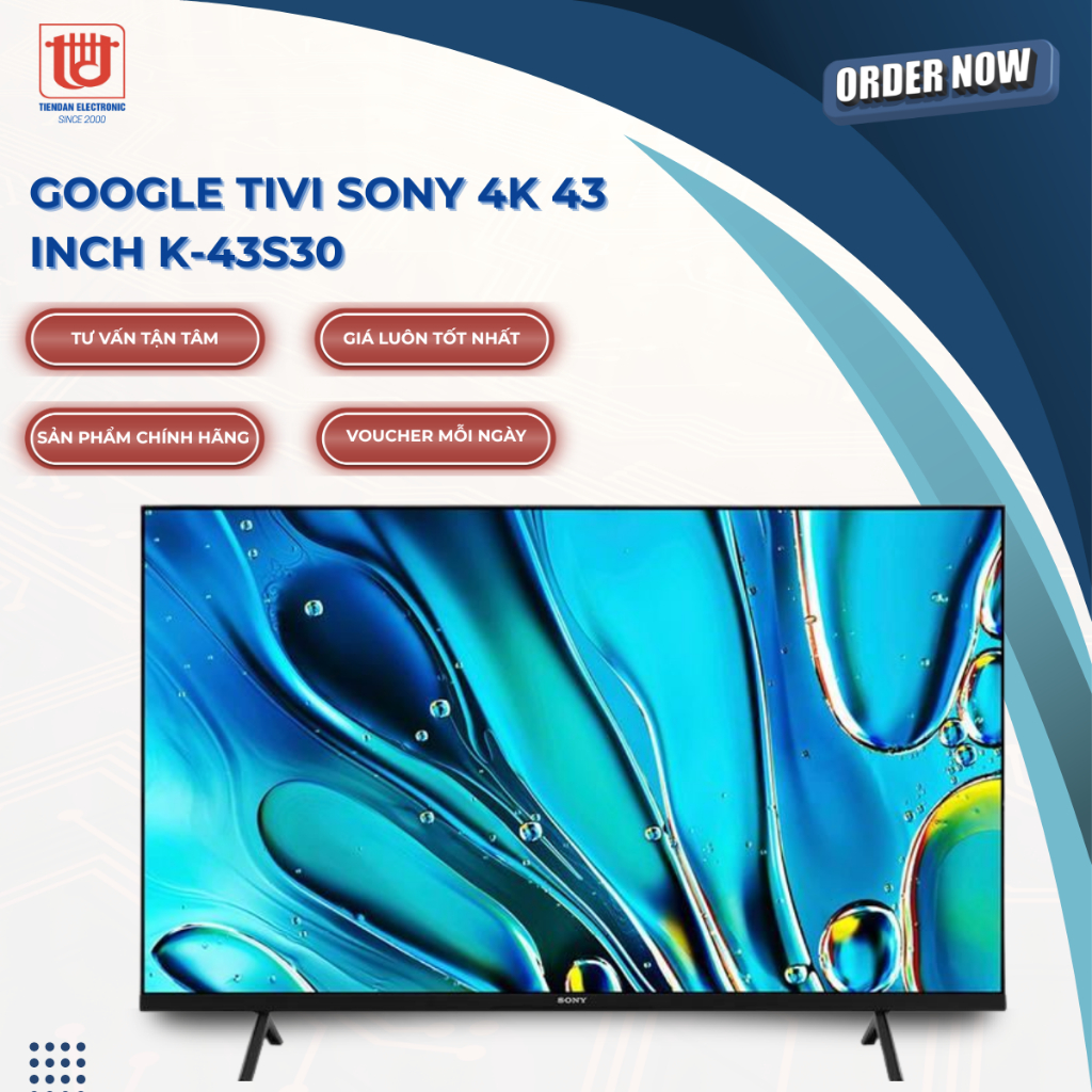 Sony Google Tivi 4K 43 inch K-43S30