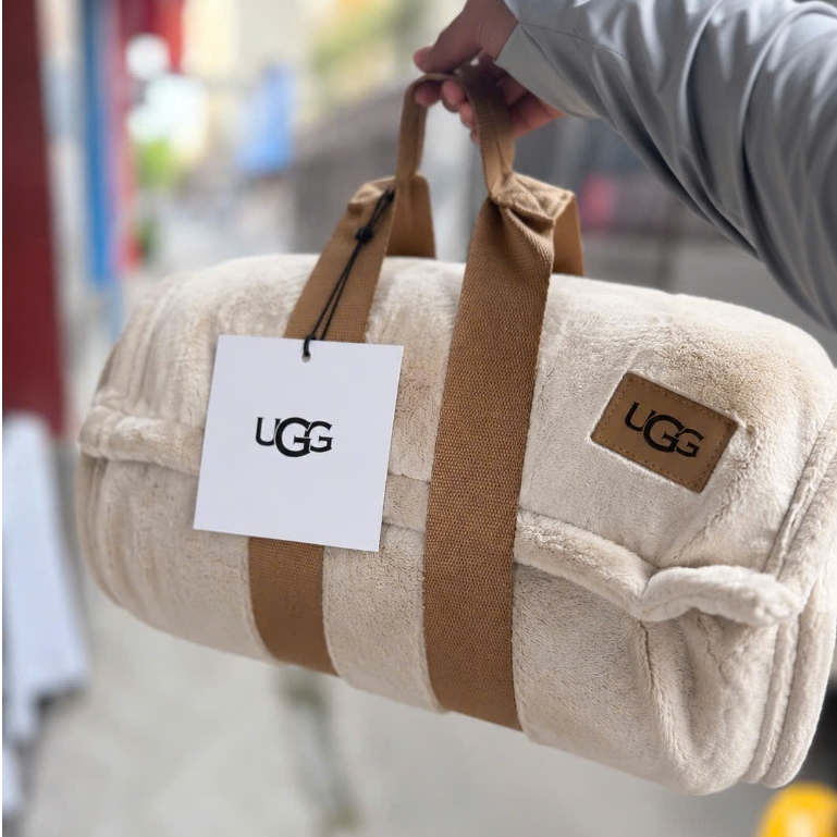 Chăn Lông Thỏ Costco UGG Costco Nhập Khẩu Nguyên Tem Mác , Kích Thước Chuẩn Âu 234* 249cm, Nặng 2kg2