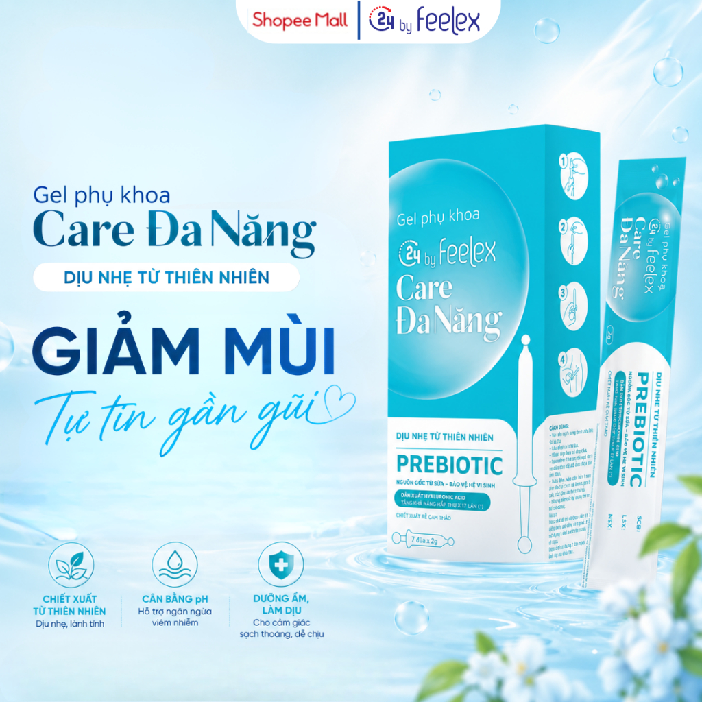 Đũa Thần Inner C24 By Feelex Care Đa Năng, Gel Phụ Khoa Hỗ Trợ Giảm Nấm Ngứa Nhẹ, Giảm Mùi, Dưỡng Ẩm