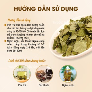 Lá dâm dương hoắc khô 500g, trà dâm dương, thơm, sạch - Lãn Ông