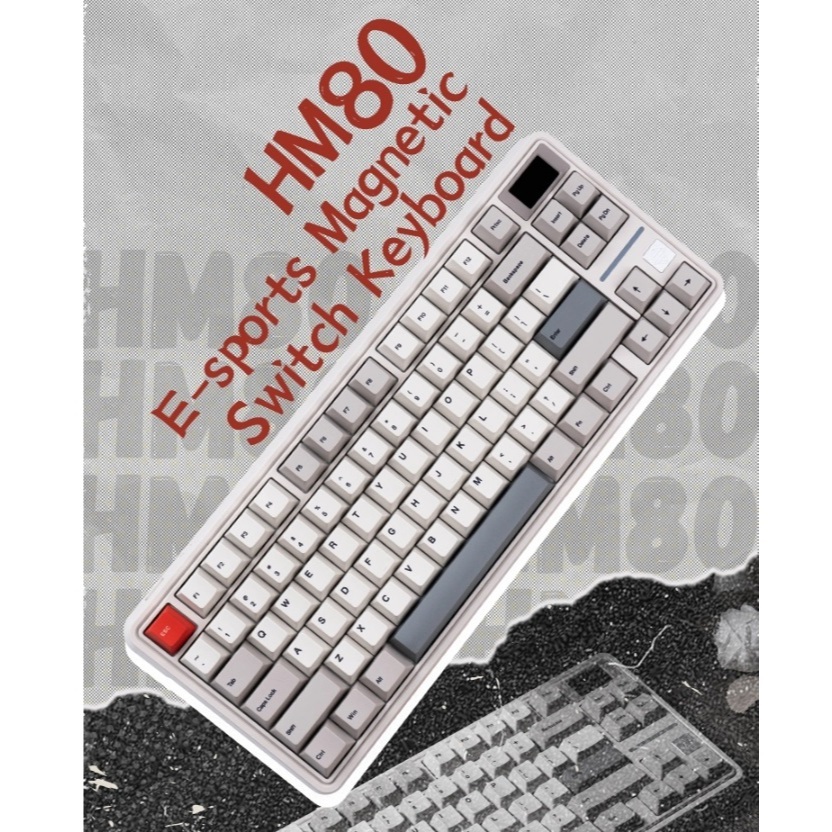 (Gearzone) Bàn phím Gaming SIKAKEYB HM80 / HM66  Magnetic Rapid Trigger ( Mạnh ngang Wooting80He)