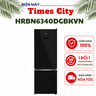 Tủ lạnh Hitachi 323 lít HRBN6340DGBKVN mặt kính đen
