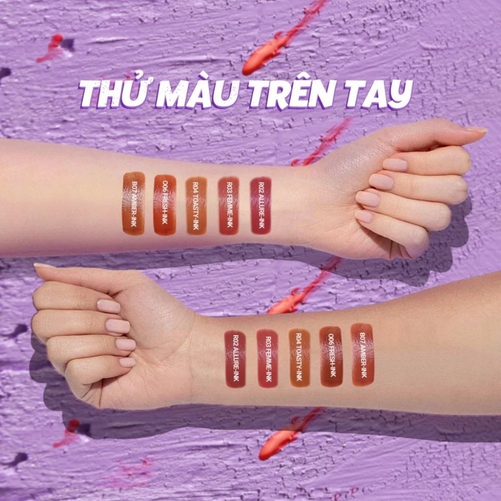Ảnh 25 của Son kem bóng Dazzle Me Ink-Vinyl Lip Lacquer lâu trôi mịn màng kháng nước, ngọt ngào, 2.5ml