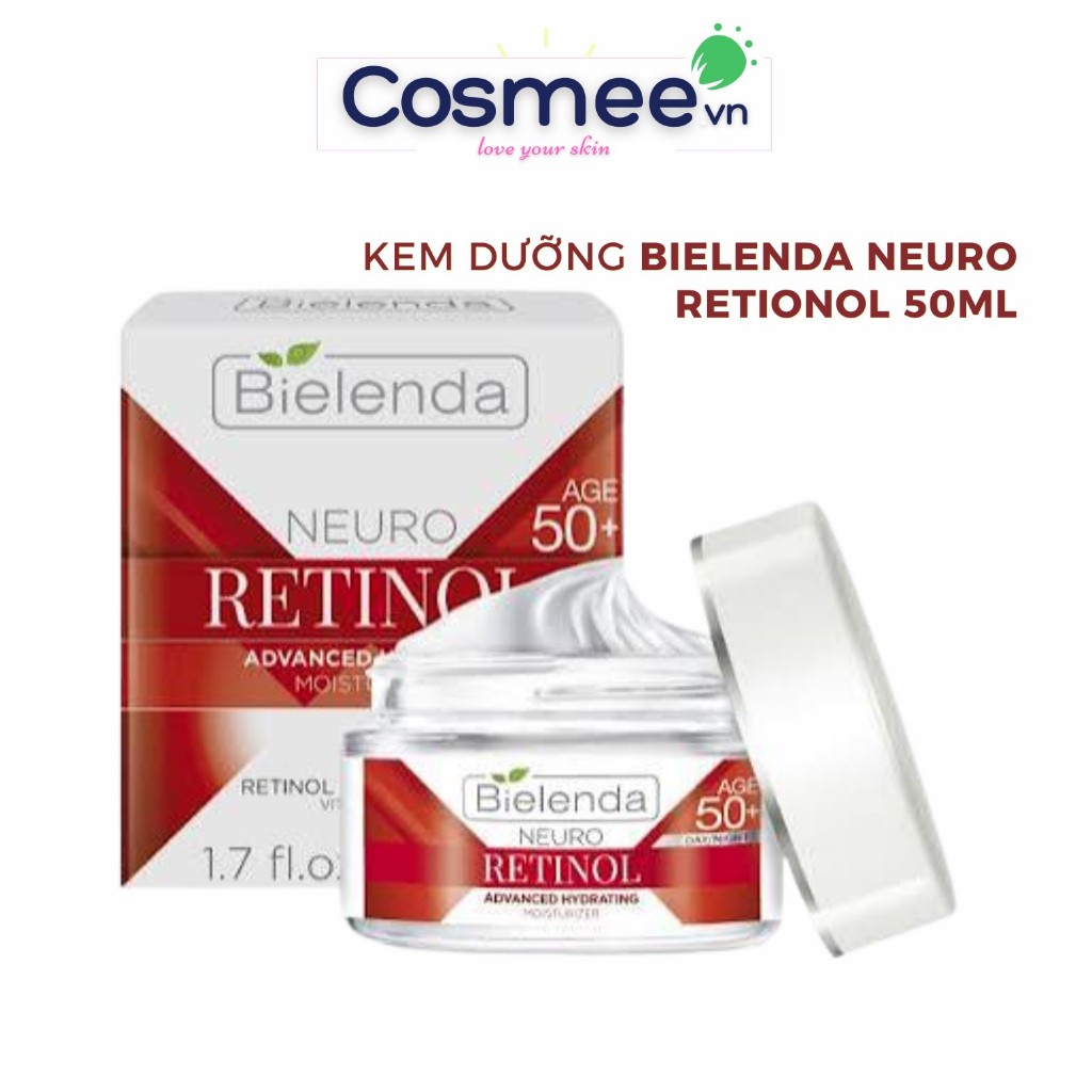 [ DATE 02/2027 ] Kem dưỡng trẻ hóa, nâng cơ, chống lão hoá Bielenda Neuro Retinol 50ml